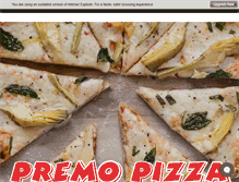 Tablet Screenshot of premopizza.com